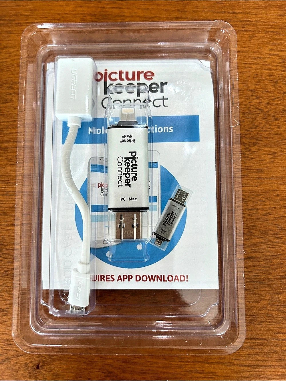 Picture Keeper Connect 32GB USB Photo Backup Device NWT